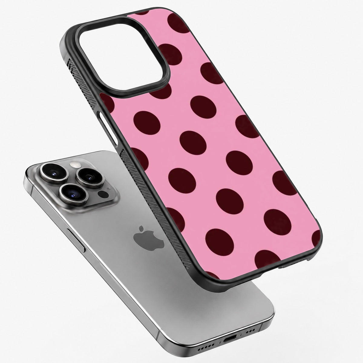 Bubblegum Dots - Bumper Glass Case