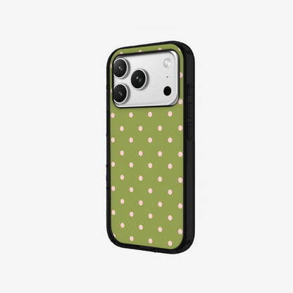 Olive Pop - Black Silicone angled