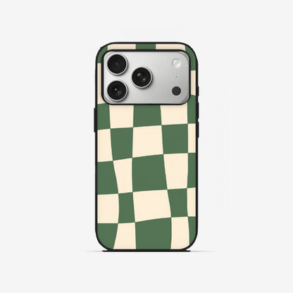 Forest Check - Black Silicone