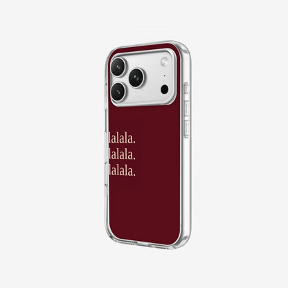 Lalala - Clear Silicone angled