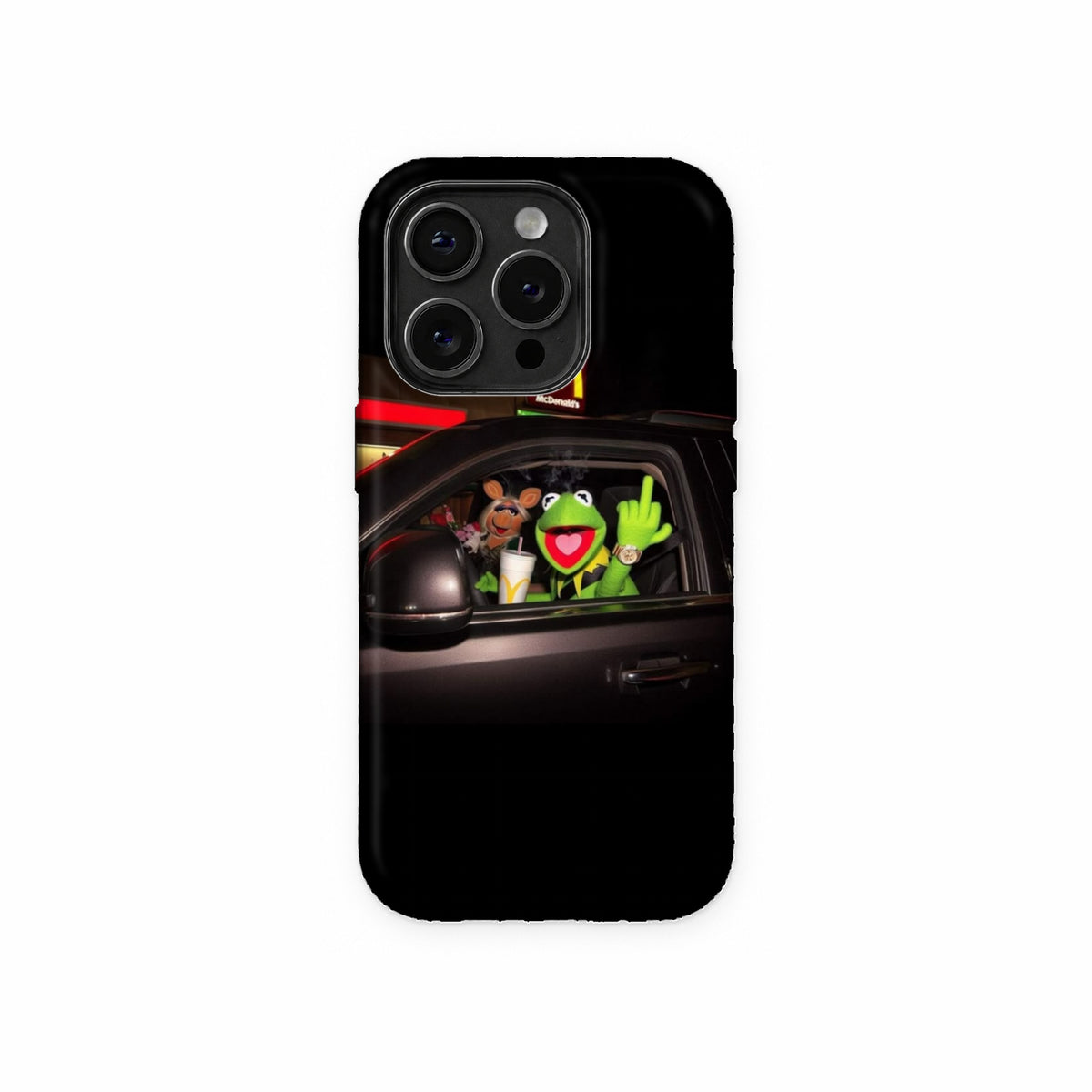 Retro Frog Road Trip Phone Case front view