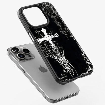 Gothic Cross - Bumper Glass Case