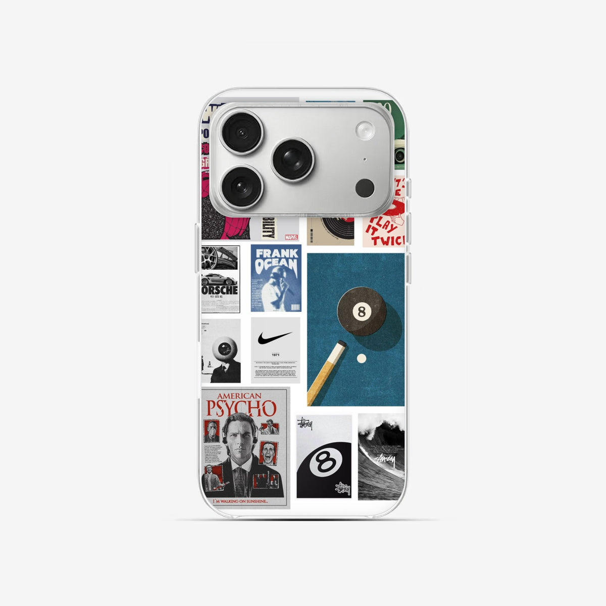 Pop Collage - Clear Silicone