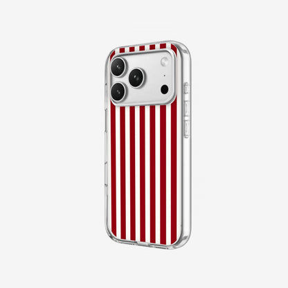 Ruby Stripe - Clear Silicone angled