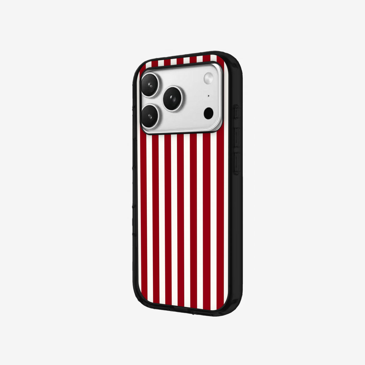 Ruby Stripe - Black Silicone angled