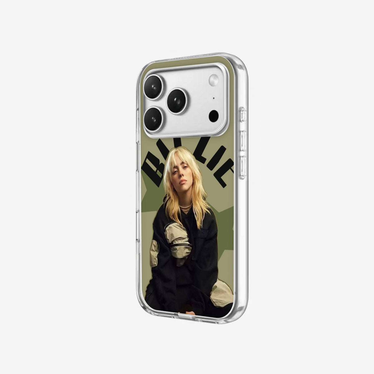 Camo Girl - Clear Silicone angled