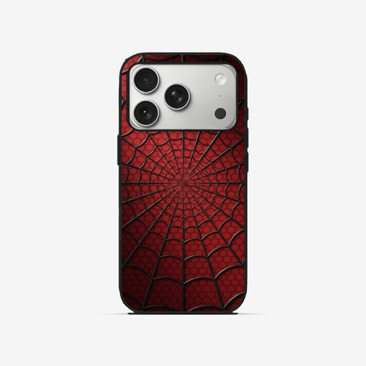 Red Web - Black Silicone